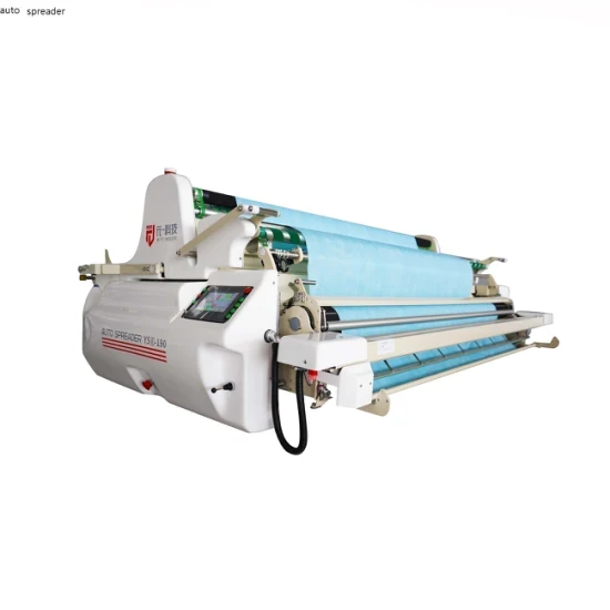 Operator Platform Spreader Pleating Machine Automatic Fabric Spreading Machine