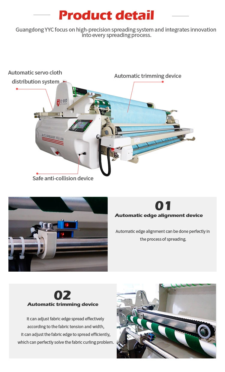 Easy to Handle Cloth Spreading Automatic Fabric Pleating Machine